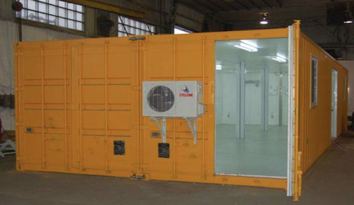 Ablution container for Russia