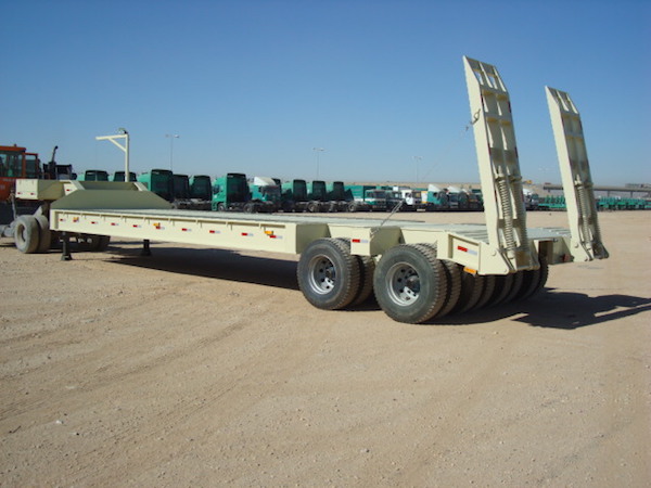 Lowboy trailer for Middle East