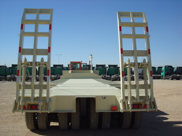 Lowboy trailer for Middle East