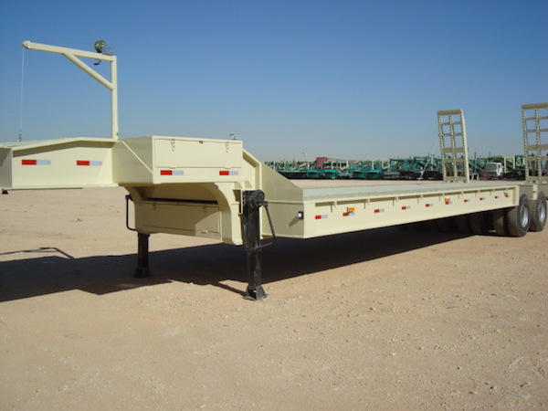 Lowboy trailer for Middle East