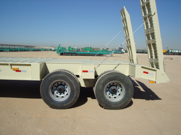 Lowboy trailer for Middle East