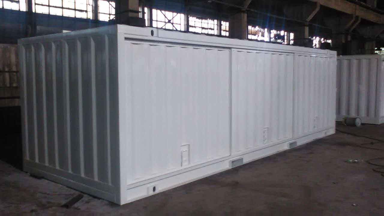 Sliding door container for Papua new Guinea