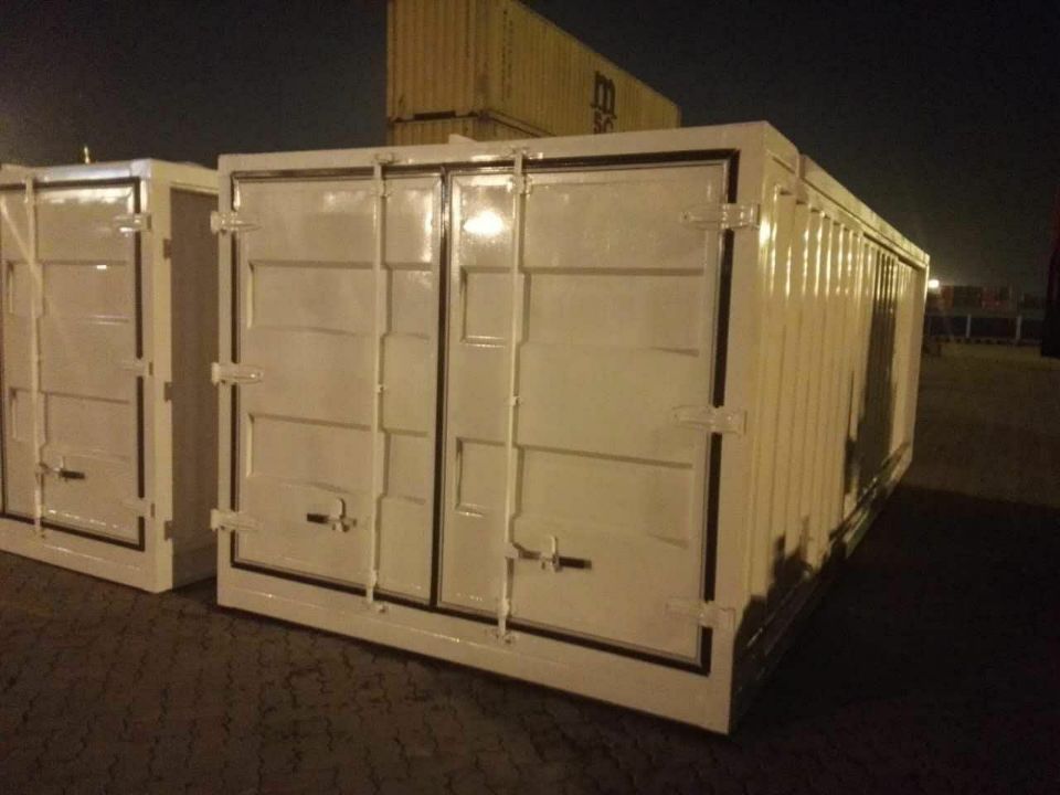 Sliding door container for Papua new Guinea