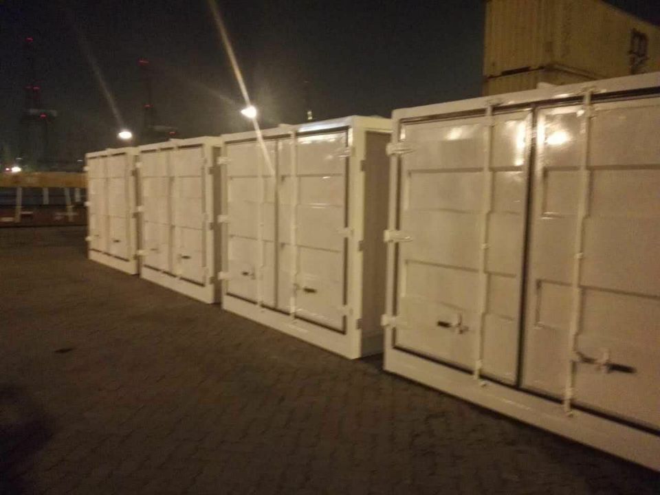 Sliding door container for Papua new Guinea