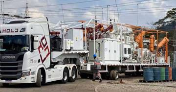hydraulic Trailer for mobile substation